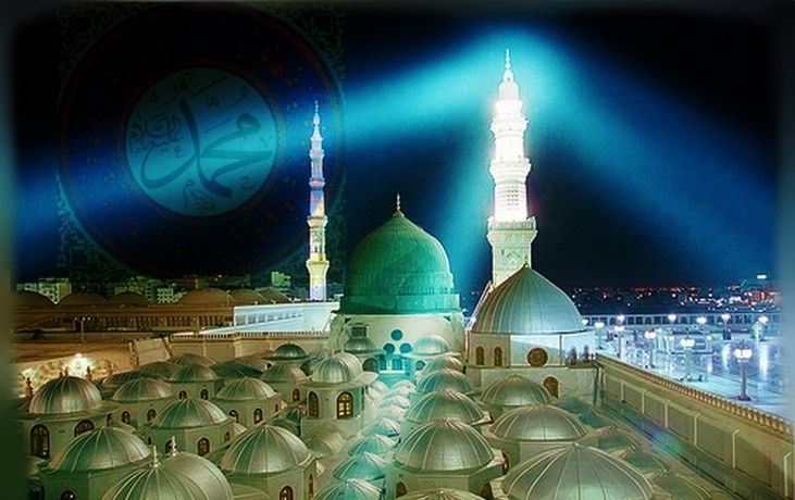 masjid e nabvi sabz gumbad